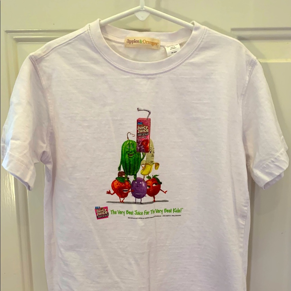 Boys White Juicy Juice T-shirt